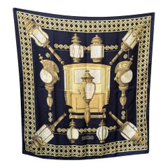 Hermes Paris Vintage Seidenschal 1971 Feux de Route Caty Latham