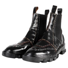Used Balenciaga Men Shoes Chelsea Metal Boots, EUR41, USA8, UK7, S613 