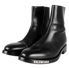 Balenciaga Men Boots Zipped Shoes, EUR45, UK10, USA11, S590 