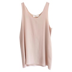 Top gilet en soie rose Chloe 