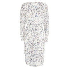 Isabel Marant Etoile Danalia Ecru Block Print Dress
