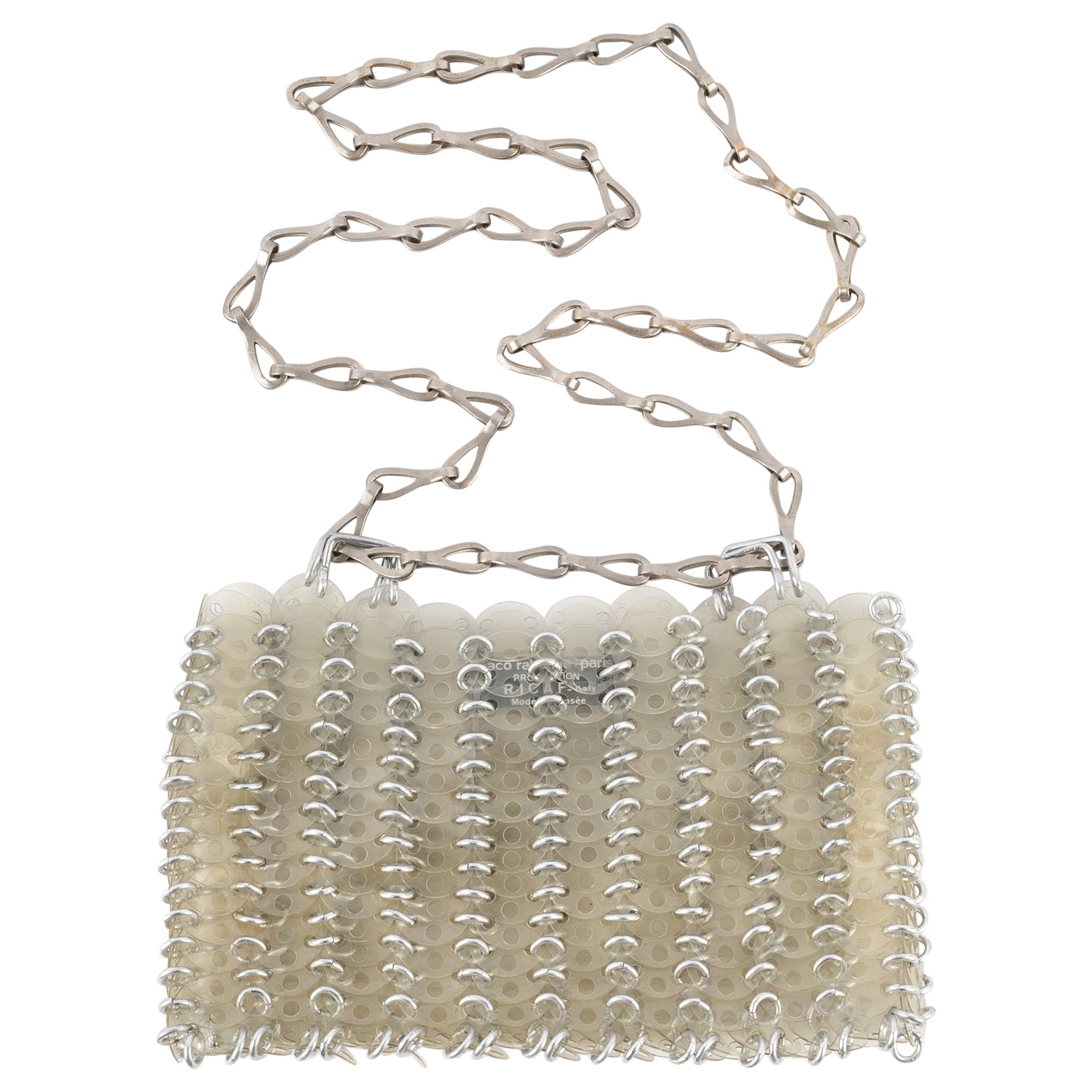 Paco Rabanne Transparent Celluloid Pastilles Bag, 1969 For Sale