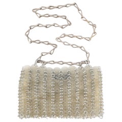 Paco Rabanne Bolsa de pastillas de celuloide transparente, 1969