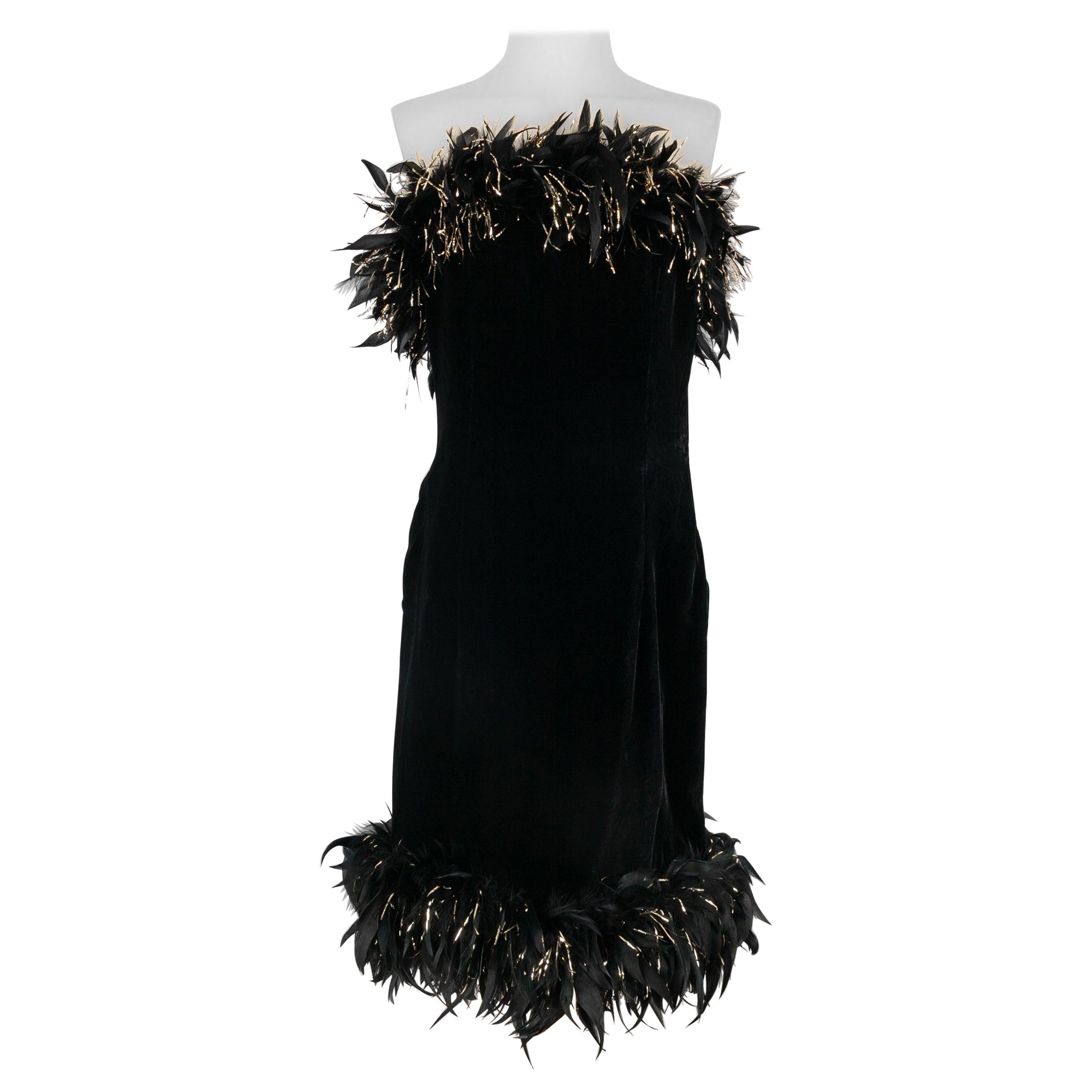 Vestido de noche Yves Saint Laurent, 1988 en venta