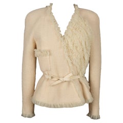 Chanel Jacke aus Wolle und Tweed mit Seidenfutter, 2002