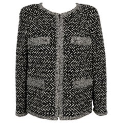 Chanel Tweed Jacket with Black Silk Lining