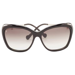 Louis Vuitton Black Gradient Z0760E Crystals Square Sunglasses