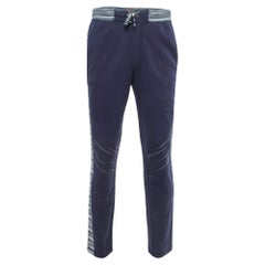 Missoni Pantalones de algodón azul marino con cordón M