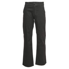 Giorgio Armani Vaqueros negros rectos 3XL Cintura 38