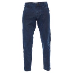 Used Dolce & Gabbana Navy Blue Denim 14 Fit Jeans XL