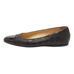 Jimmy Choo Black Patent and Leather Ballet Flats Size 36