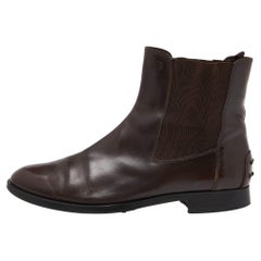Tod's - Bottines en cuir Brown - Taille 39