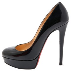 Christian Louboutin Black Patent Leather Bianca Pumps Size 39