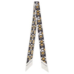Bvlgari Multicolor Print Silk Diva Dream Twilly