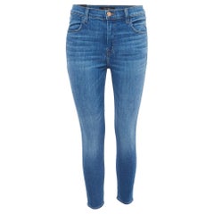 J Brand Blue Washed Denim High Rise Crop Jeans M Vita 29"