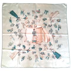 Rare Hermes Silk Scarf - Paris Modiste 6