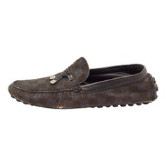 Louis Vuitton - Mocassini in pelle di vitello bicolore taglia 42