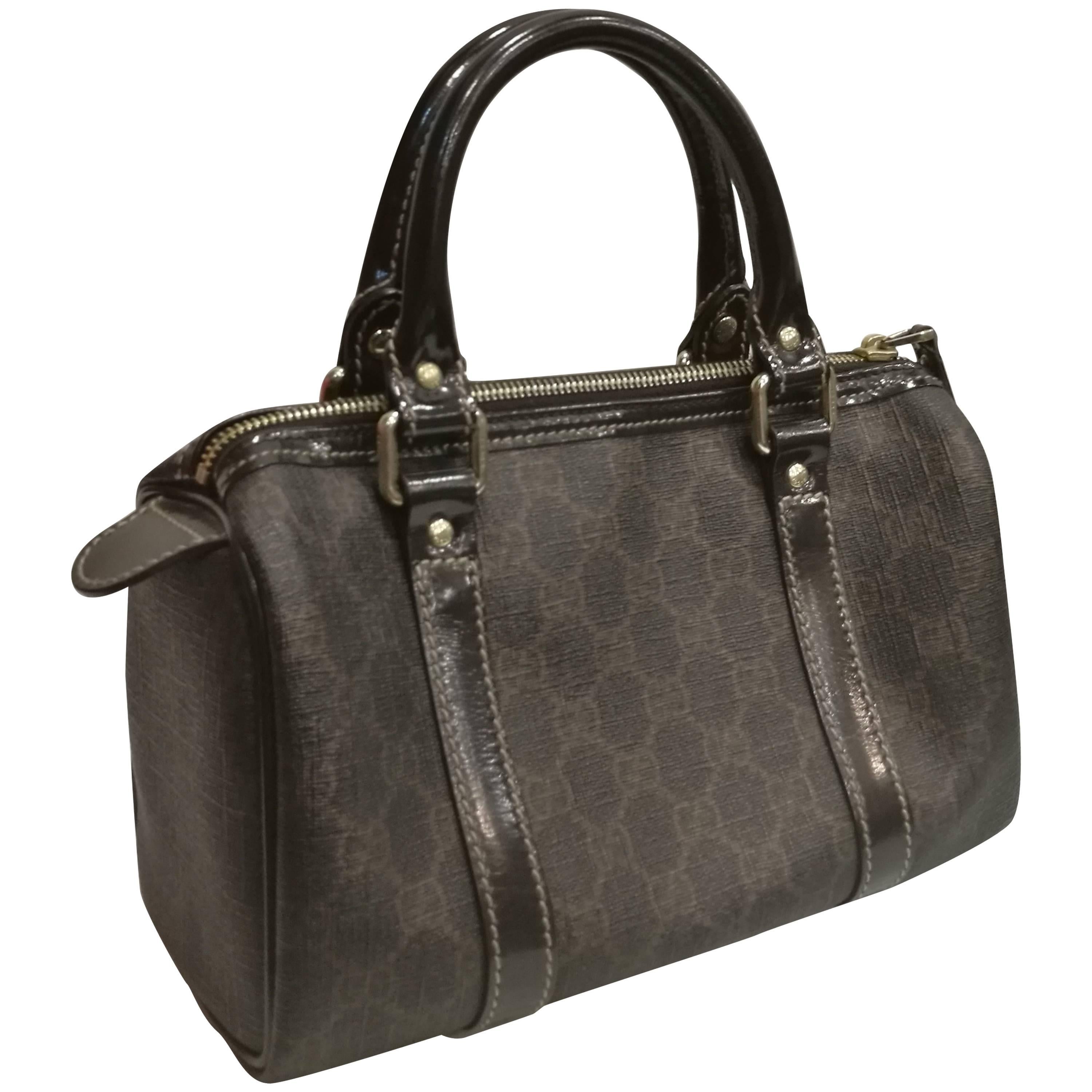 Gucci Monogram Brown Boston bag