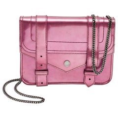 Proenza Schouler Purple Patent Leather Mini PS1 Crossbody Bag