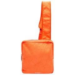 Off-White Neon Orange Nylon-Sling Bag