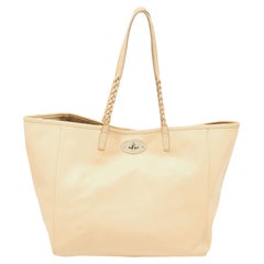 Mulberry Beige Leather Medium Dorset Tote