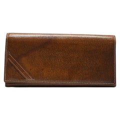 Givenchy Brown Leather Continental Wallet