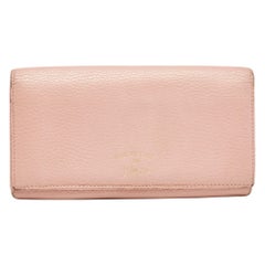 Gucci  Old Rose Leather Swing Continental Wallet