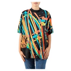 1980S BODY GLOVE Cotton Jersey Double Sublimation Print T-Shirt