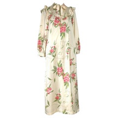 70’s Retro Christian Dior for Neiman floral night gown