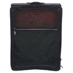 TUMI Black Nylon Frequent Traveler Suitcase