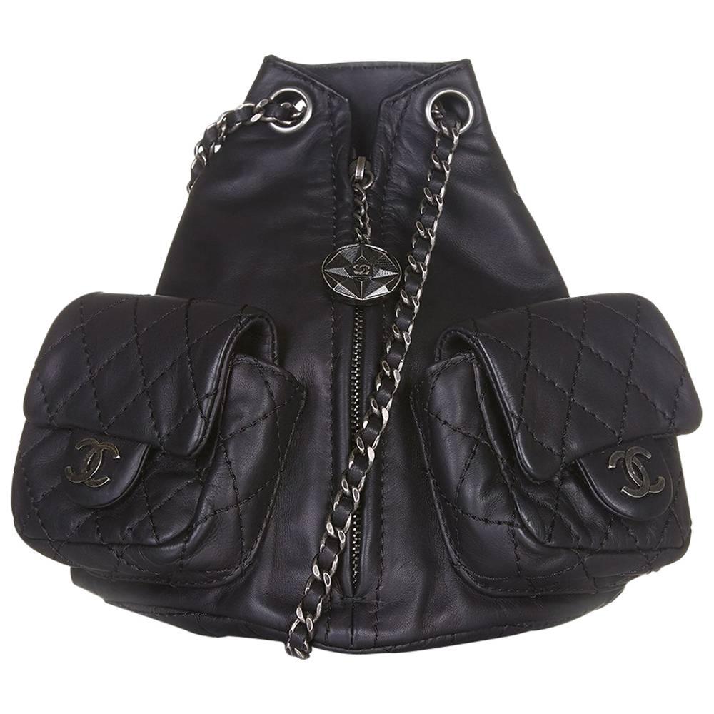 Chanel Mini Leather Backpack