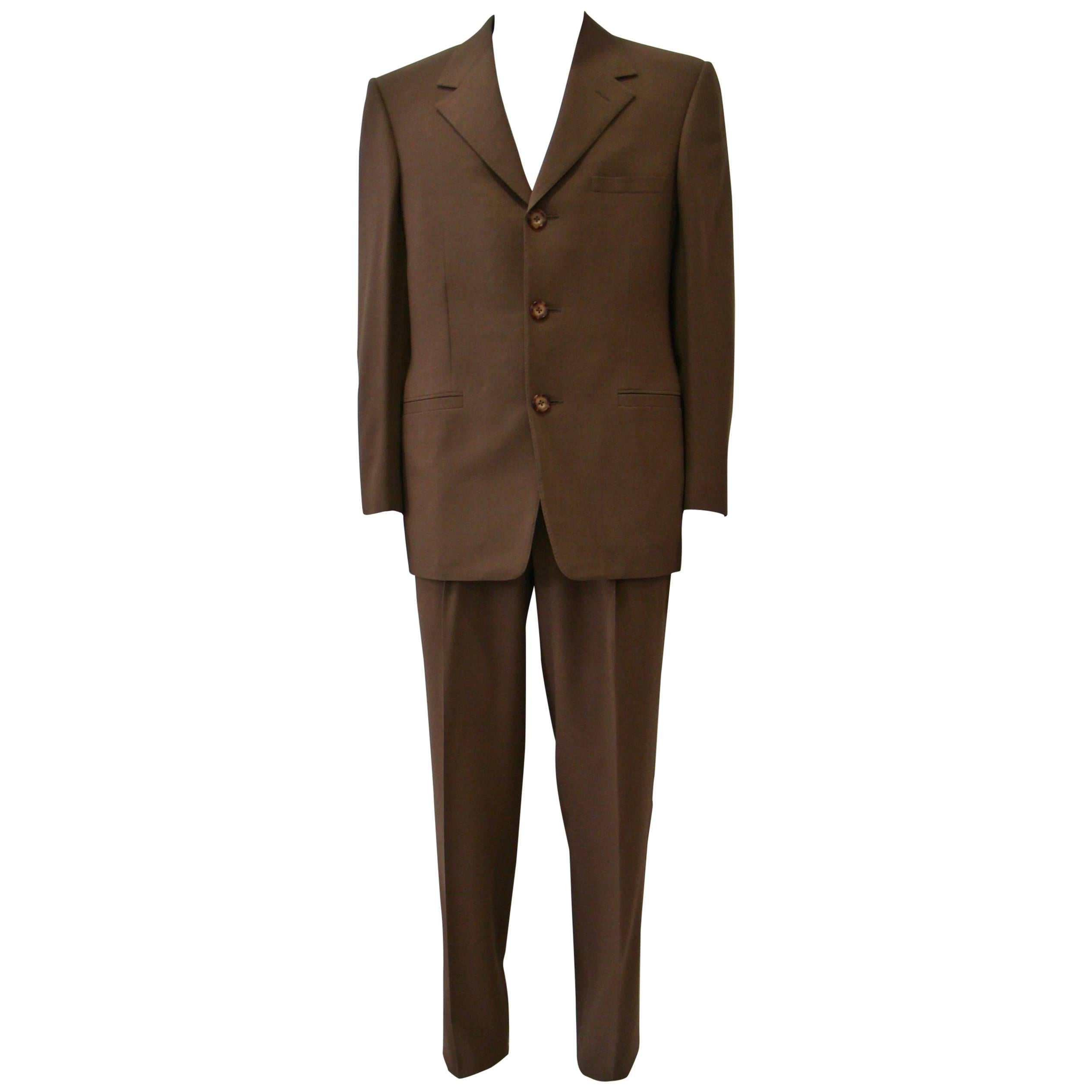 Gianni Versace Couture Wool Suit For Sale