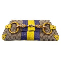 Gucci Horsebit 1955 Chain bag with embellished snake head buckle