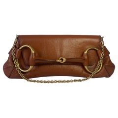 Gucci Horsebit 1955 Chain Shoulder bag Large Camel Leather