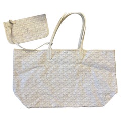 Goyard Saint Louis PM Tote Medium White