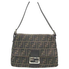 Fendi Mamma Baguette Brown Classic Zucca Monogram