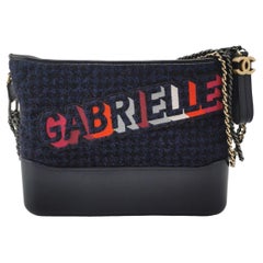 Chanel Gabrielle Logo Hobo Tweed und Kalbsleder Medium 2017-2018