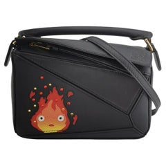 Loewe x Howl's Moving Castle Studio Ghibli Collection Puzzle Calcifer Mini Bag