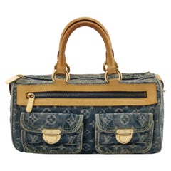Louis Vuitton Denim Neo Speedy Boston Bag