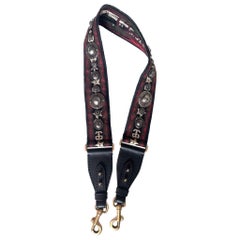 Dior Saddle Strap maroon canvas with Dior Logo and Metal