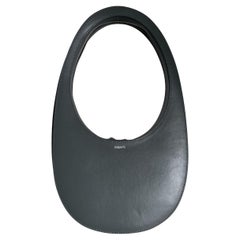 Coperni Swipe Bag Medium Stone Grey Leather Bag