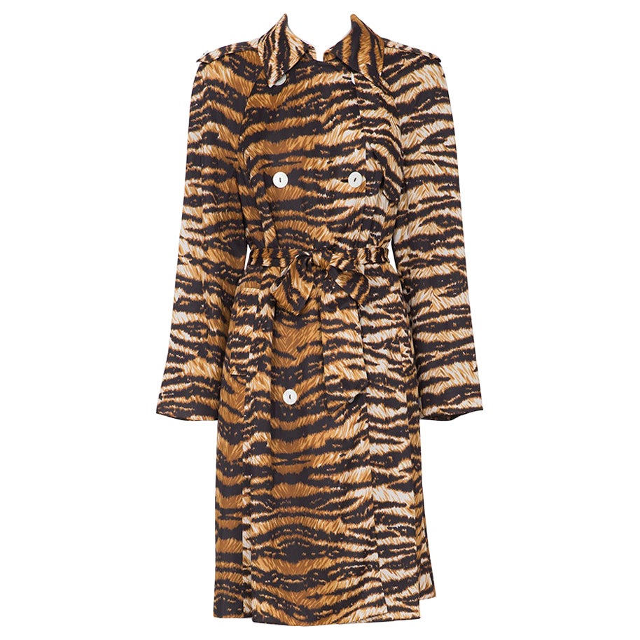 DOLCE & GABBANA 90's Rare et Iconique Trench Animalier