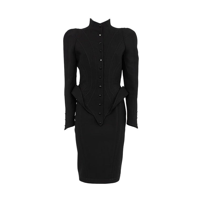 THIERRY MUGLER FW 88 Ikonischer und seltener anatomischer Maßanzug im Angebot