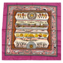 HERMES Silk Scarf  "Vie du Fleuve" Brand New with Hermes Box, Hermes A. Faivre