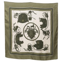 1946 Hermes Ex Libris by Hugo Grygkar Silk Scarf