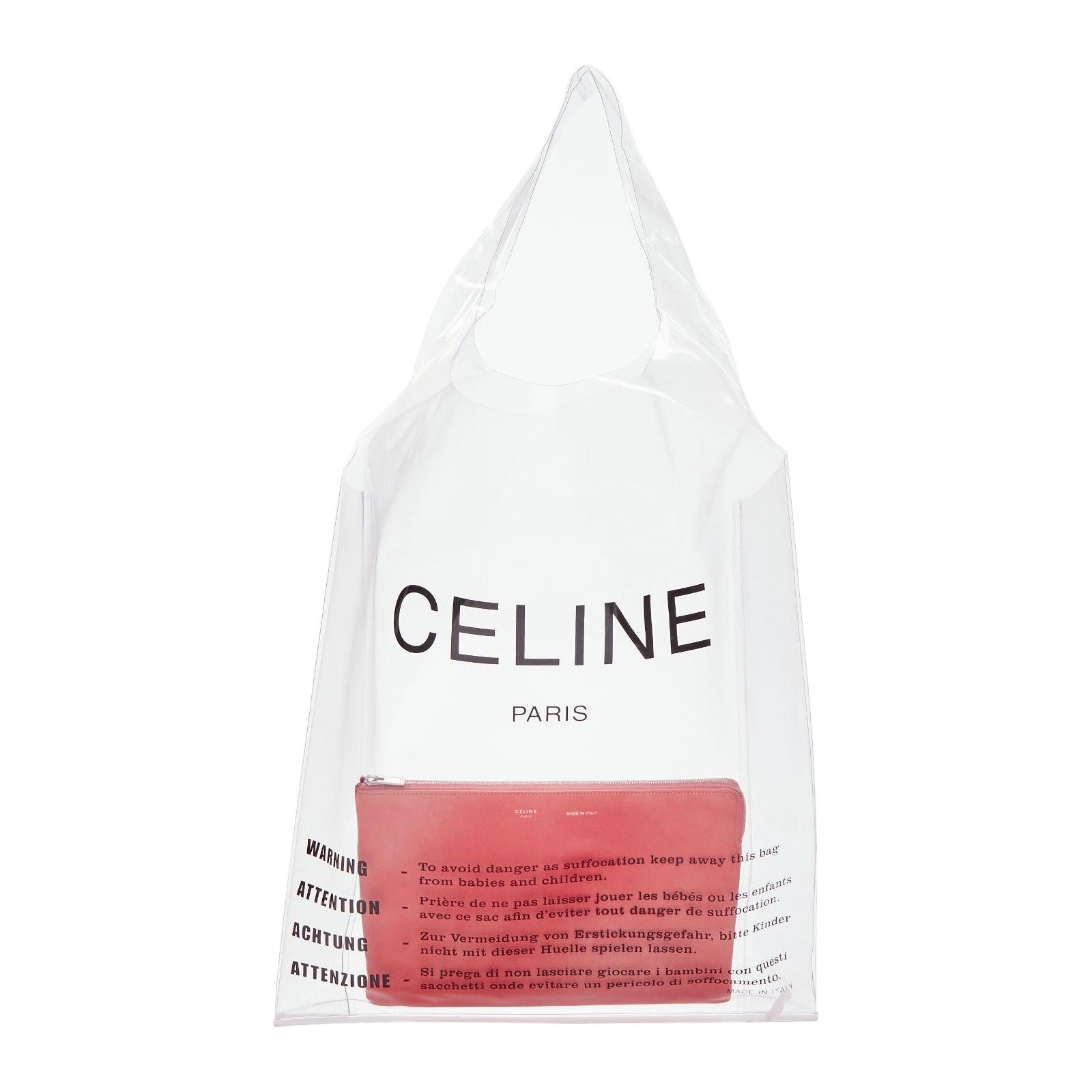 Celine bag clear clearance