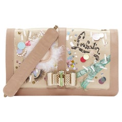CHRISTIAN LOUBOUTIN Sweet Charity Make Up embellishments crossbody clutch bag
