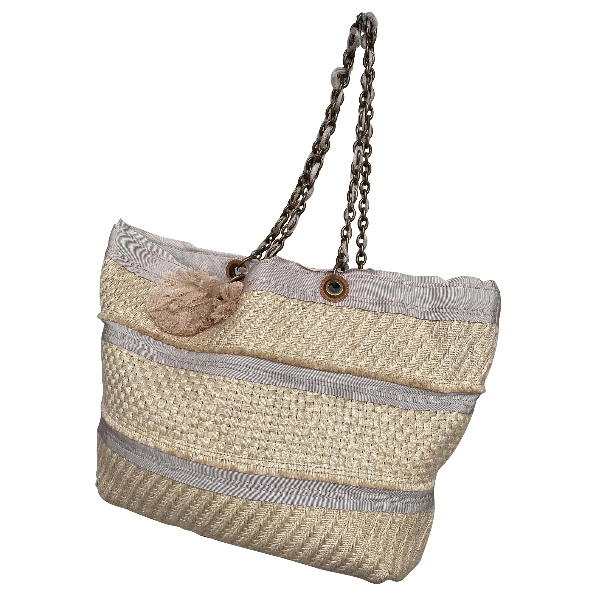 Sac Lanvin en raphia