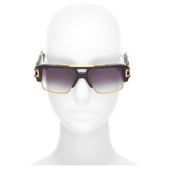 DITA Grandmaster Four DRX2060B occhiali da sole con scudo in oro nero opaco