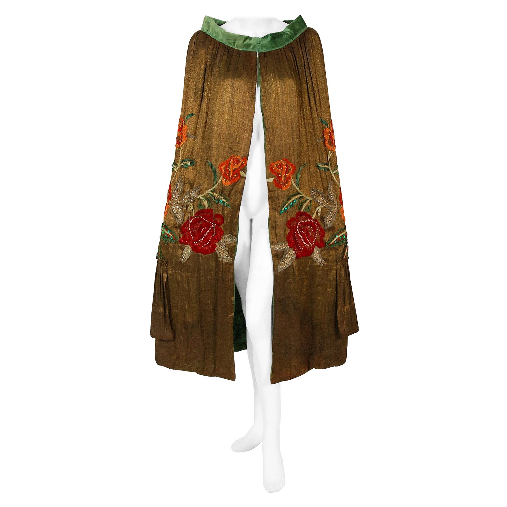 Chic 1960s Camel Tan Camels Hair Wool Double Breasted Vintage Swing